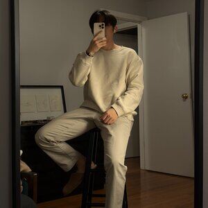 H&M Essentials / Beige / Sweatshirt / Large